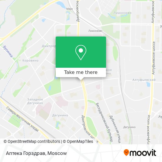 Аптека Горздрав map