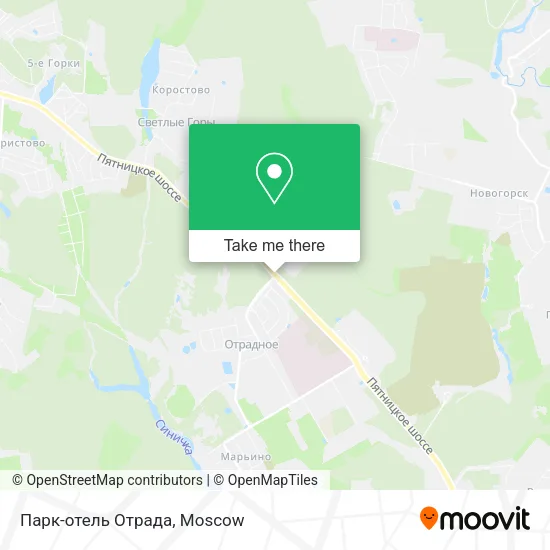 Парк-отель Отрада map