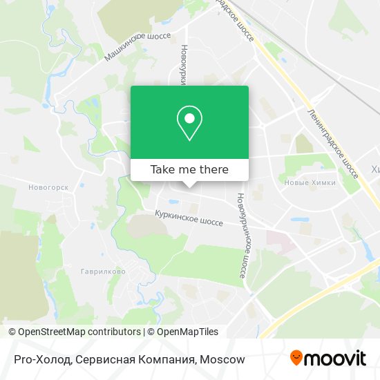 Pro-Холод, Сервисная Компания map