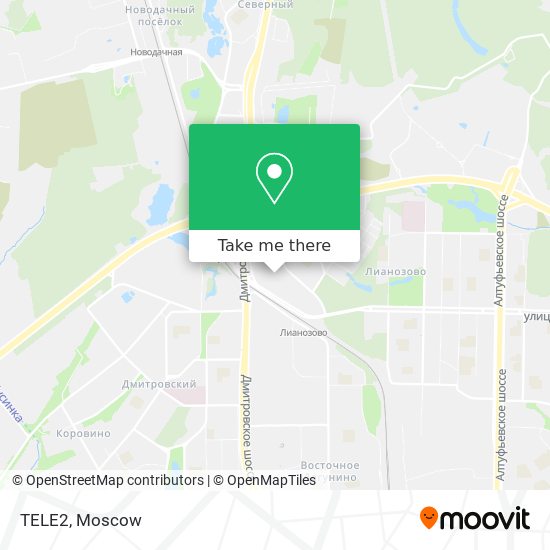 TELE2 map