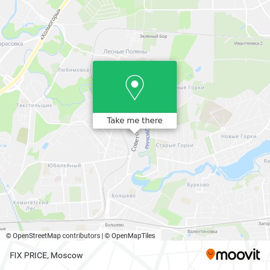 FIX PRICE map
