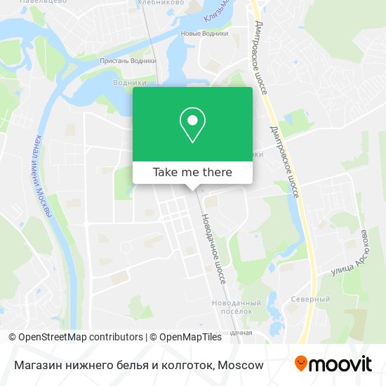 Магазин нижнего белья и колготок map