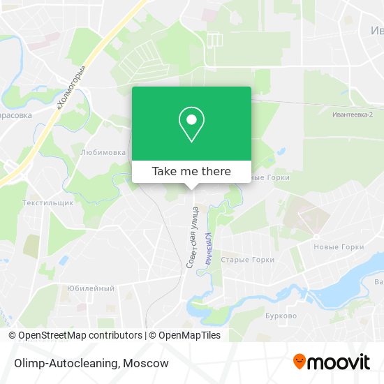 Olimp-Autocleaning map