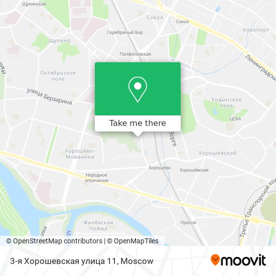 3-я Хорошевская улица 11 map