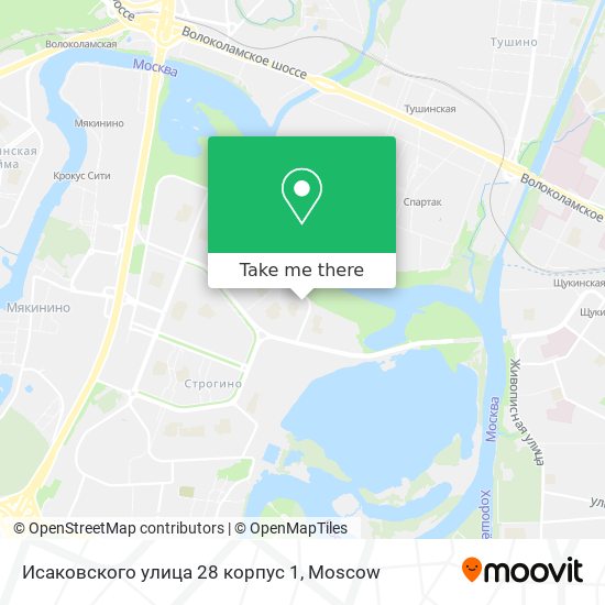 Исаковского улица 28 корпус 1 map