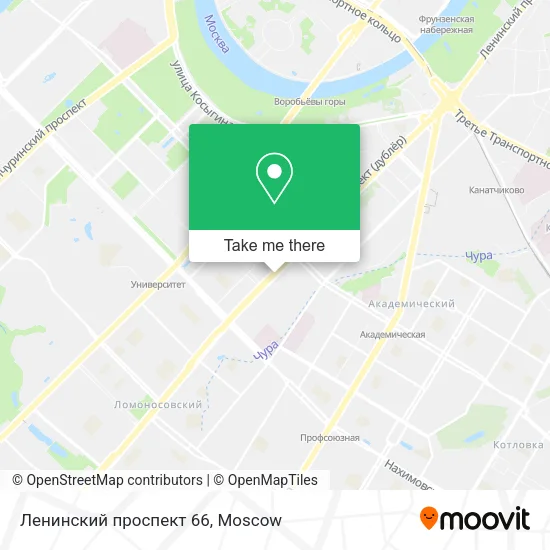 Ленинский проспект 66 map