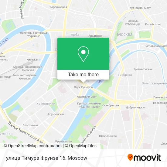 улица Тимура Фрунзе 16 map