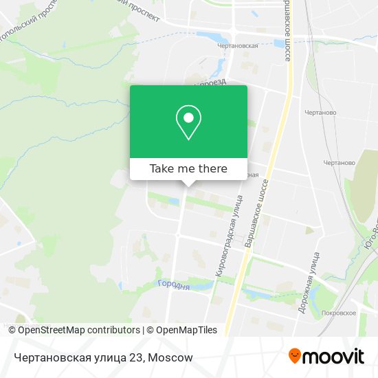 Чертановская улица 23 map