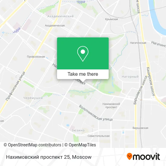 Нахимовский проспект 25 map