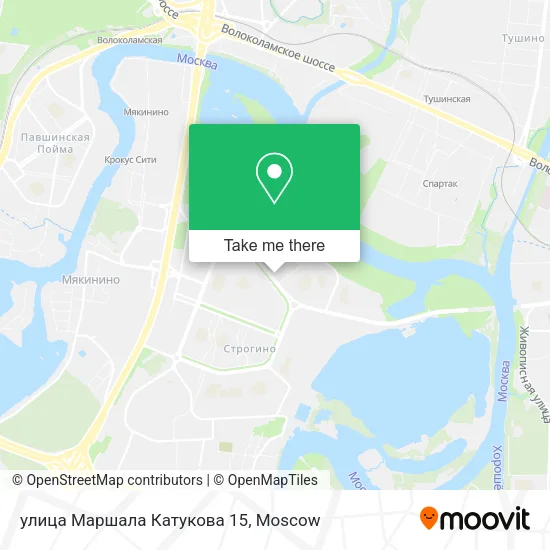 улица Маршала Катукова 15 map