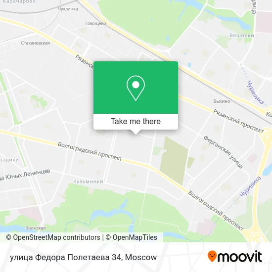 улица Федора Полетаева 34 map
