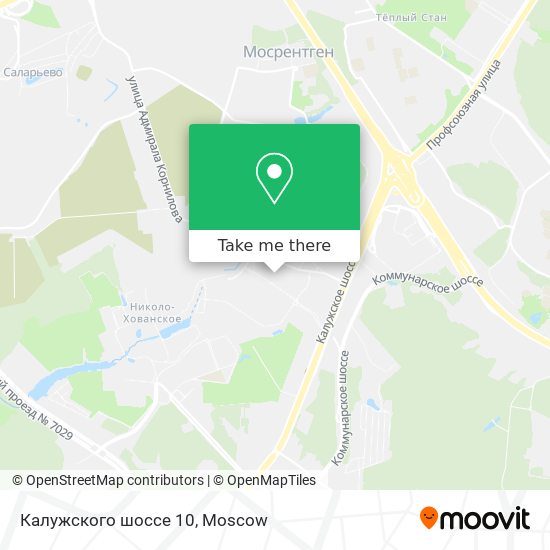 Калужского шоссе 10 map