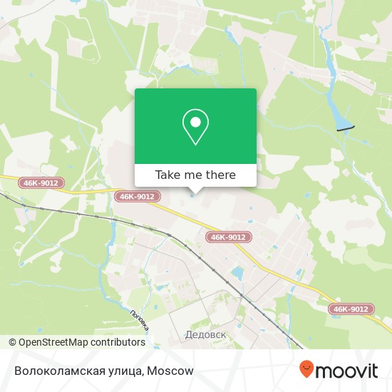 Волоколамская улица map