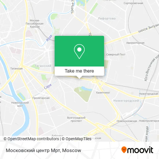 Московский центр Мрт map
