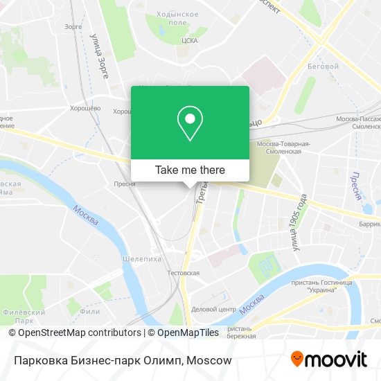 Парковка Бизнес-парк Олимп map