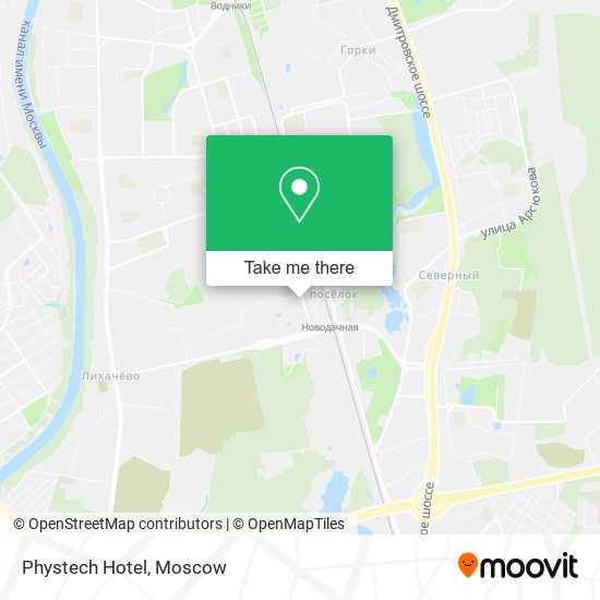 Phystech Hotel map