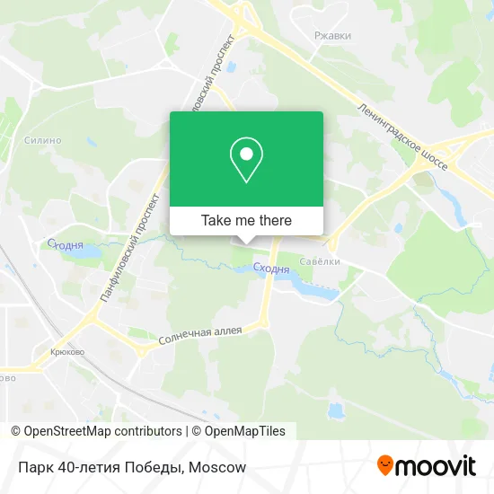 Парк 40-летия Победы map