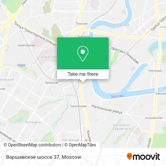 Варшавское шоссе 37 map