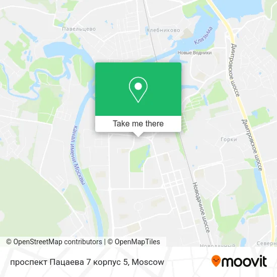 проспект Пацаева 7 корпус 5 map