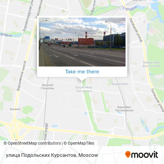 улица Подольских Курсантов map