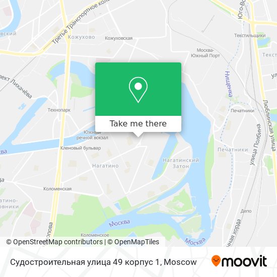 Судостроительная улица 49 корпус 1 map