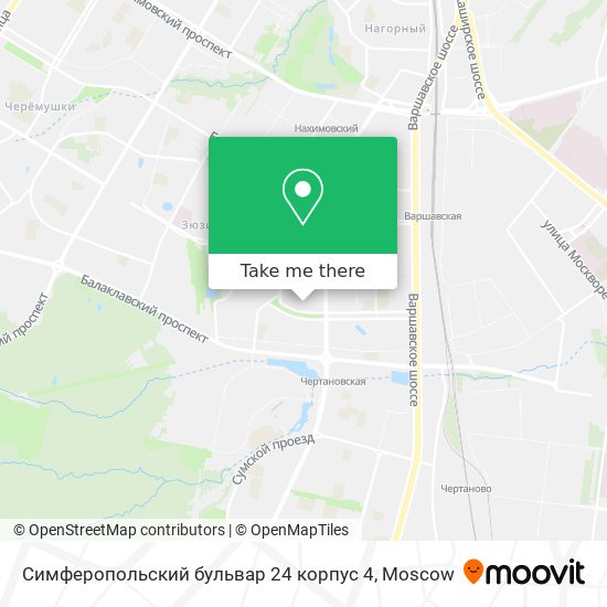 Симферопольский бульвар 24 корпус 4 map