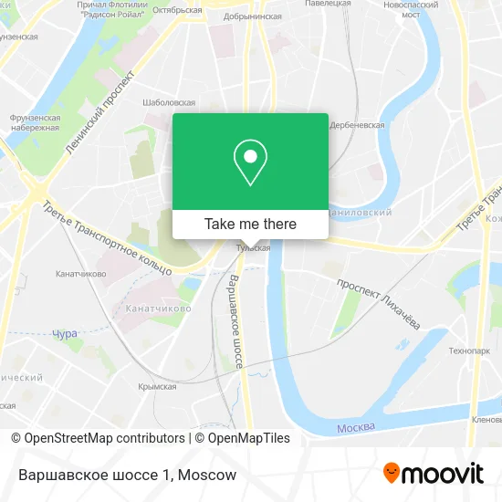Варшавское шоссе 1 map