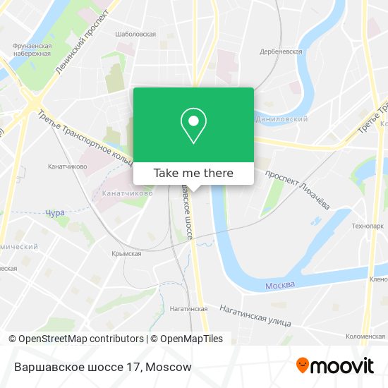 Варшавское шоссе 17 map