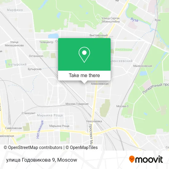 улица Годовикова 9 map