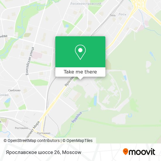 Ярославское шоссе 26 map