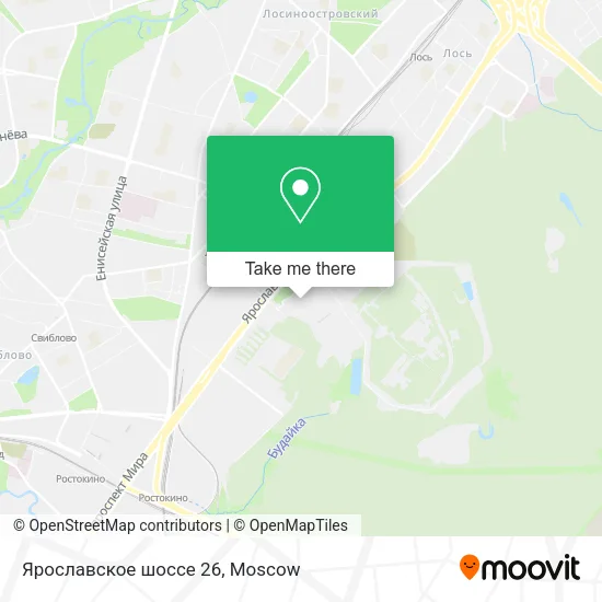 Ярославское шоссе 26 map