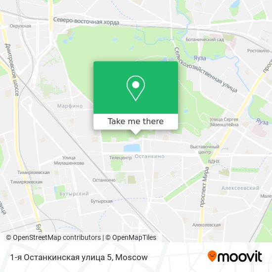 1-я Останкинская улица 5 map