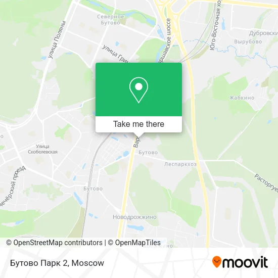 Бутово Парк 2 map