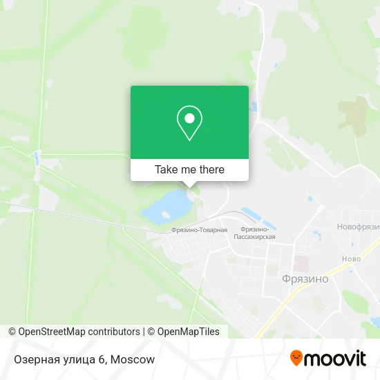 Озерная улица 6 map