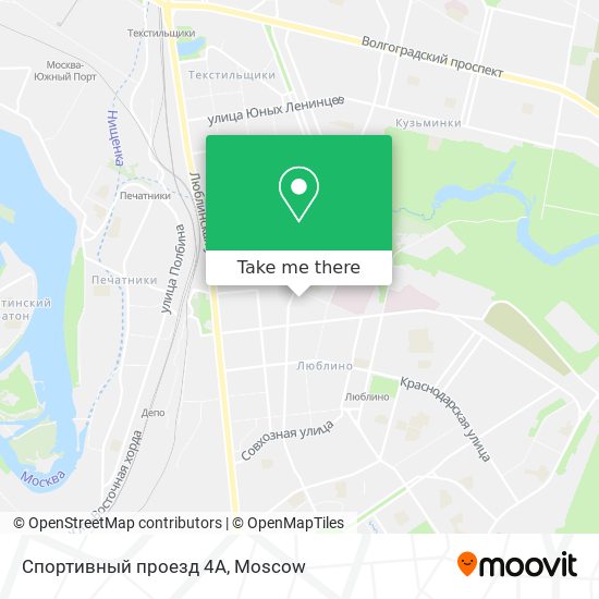 Спортивный проезд 4А map