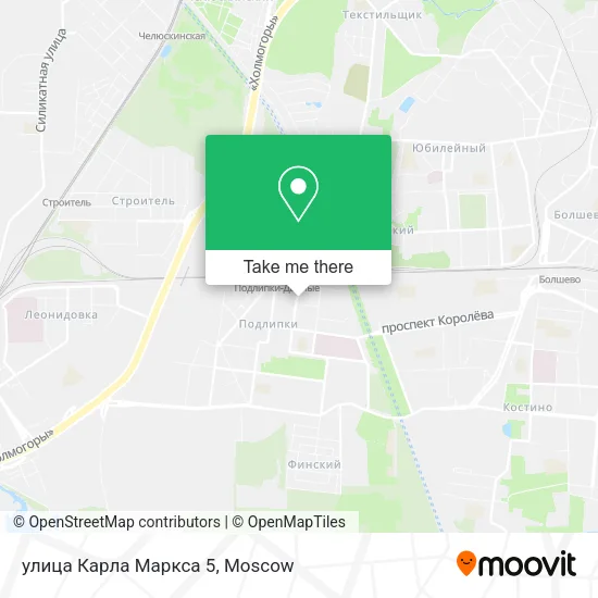 улица Карла Маркса 5 map