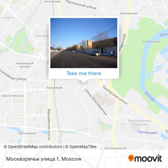 Москворечье улица 1 map