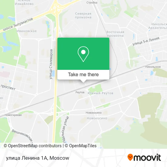 улица Ленина 1А map
