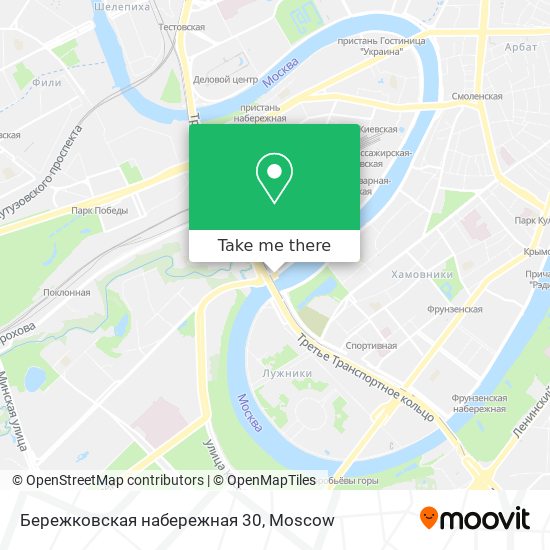 Бережковская набережная 30 map