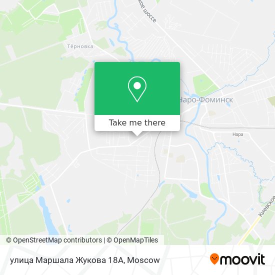 улица Маршала Жукова 18А map