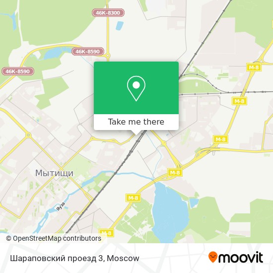 Шараповский проезд 3 map