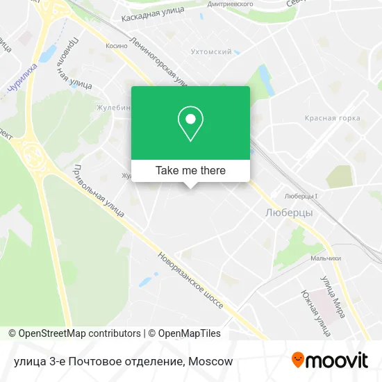 улица 3-е Почтовое отделение map