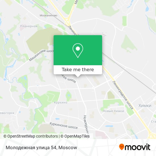 Молодежная улица 54 map