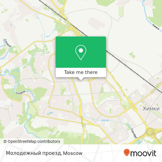 Молодежный проезд map