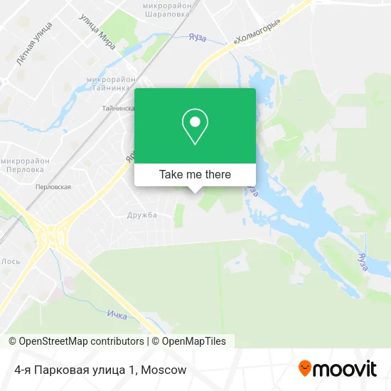 4-я Парковая улица 1 map