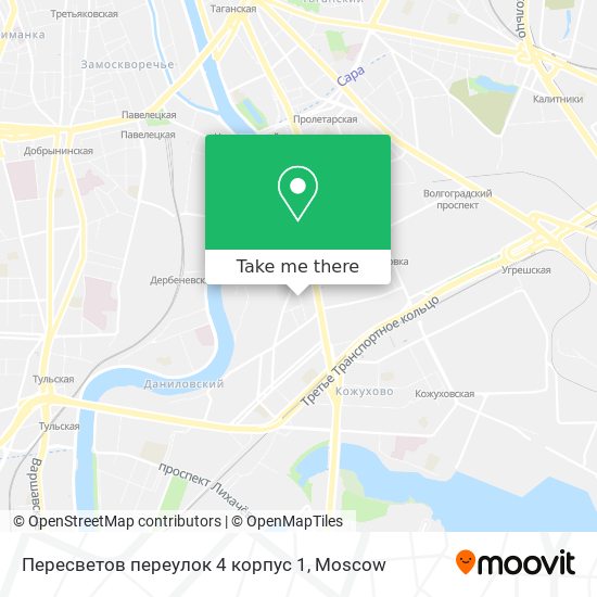 Пересветов переулок 4 корпус 1 map