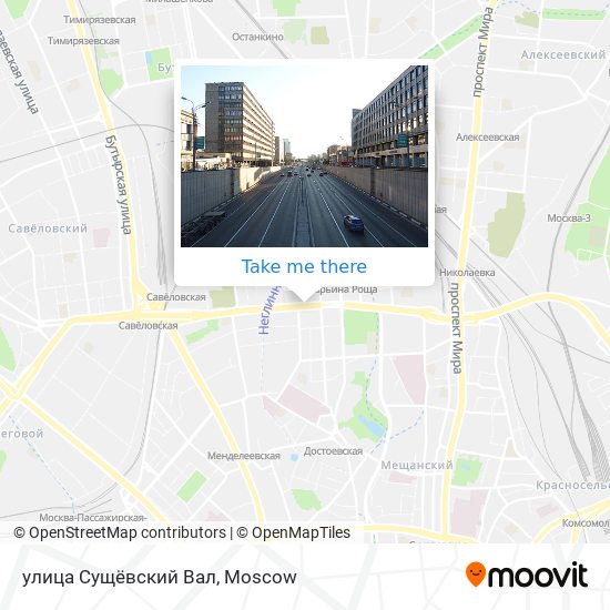 улица Сущёвский Вал map