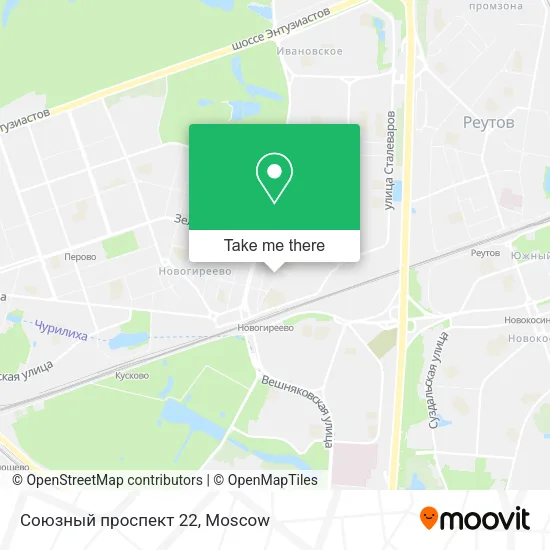 Союзный проспект 22 map
