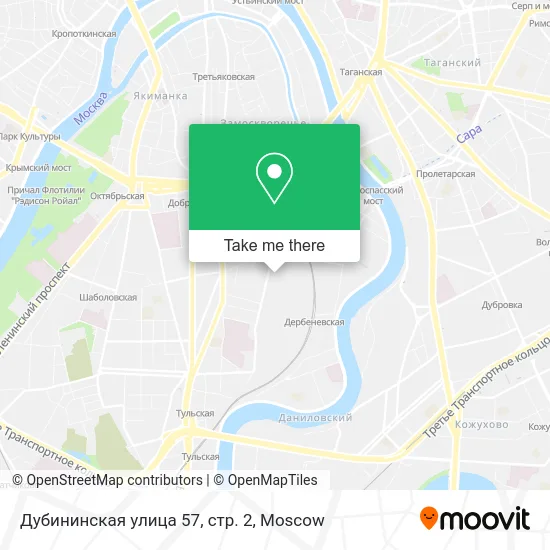 Дубининская улица 57, стр. 2 map
