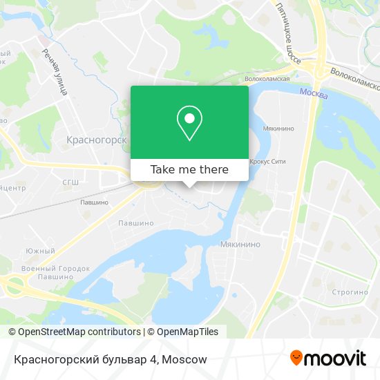 Красногорский бульвар 4 map